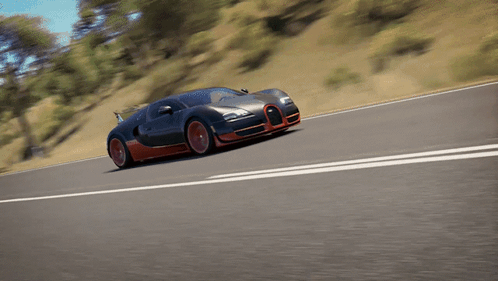 Forza Horizon 3 Bugatti Veyron Super Sport GIF - Forza Horizon 3 Bugatti Veyron Super Sport Driving GIFs