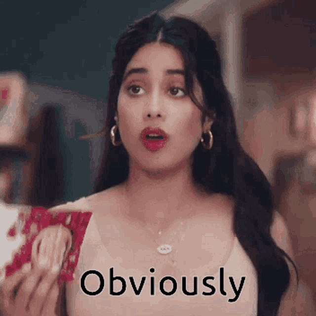 Janhvi Kapoor Obviously GIF - Janhvi Kapoor Obviously Of Course GIFs