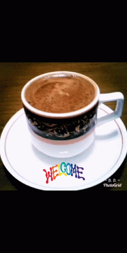 Coffee For You Welcome GIF - Coffee For You Welcome Coffee GIFs
