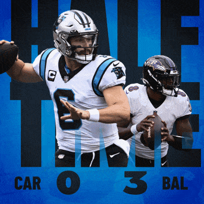 carolina panthers quarterback cam newton and ravens quarterback aj green