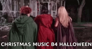 Christmas Music Before Halloween Halloween Movie GIF - Christmas Music Before Halloween Halloween Movie Fun GIFs
