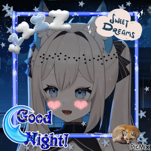a picture of a girl with horns and the words sweet dreams on it