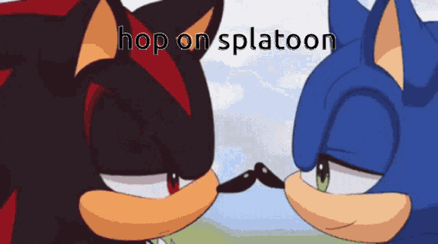 Splatoon Sonic GIF - Splatoon Sonic Shadow GIFs