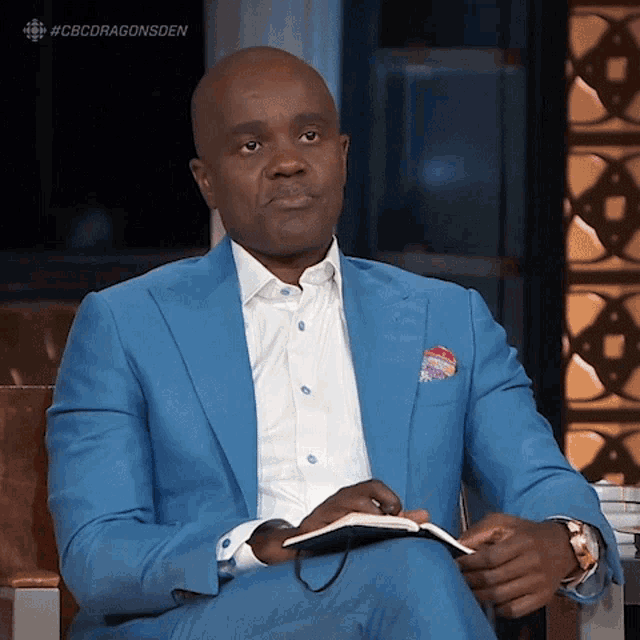 Taking Notes Wes Hall GIF - Taking Notes Wes Hall Dragons Den GIFs