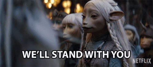 Well Stand With You Fight GIF - Well Stand With You Fight Support GIFs