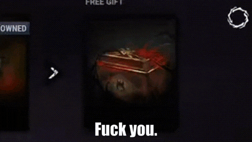 a picture of a dead body with the words " fuck you " on the bottom