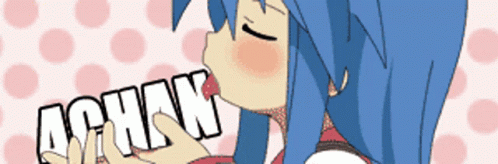 4chan Lick GIF - 4chan Lick Blue Hair Anime GIFs