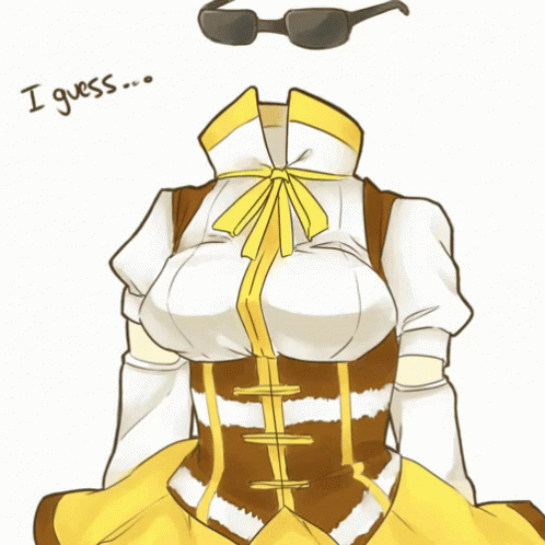 Tomoe Mami Deal With It GIF - Tomoe Mami Deal With It Shades GIFs