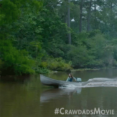 Riding A Boat Kya GIF - Riding A Boat Kya Where The Crawdads Sing GIFs