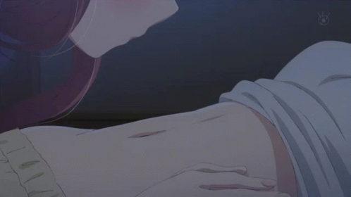 Anime Anime Kiss Gif GIF - Anime Anime Kiss Gif Tummy Kiss GIFs