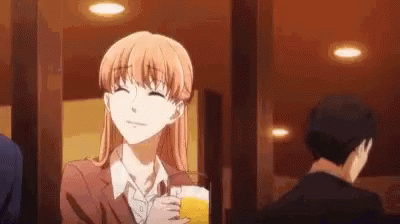 Anime Smile GIF - Anime Smile Drinking GIFs
