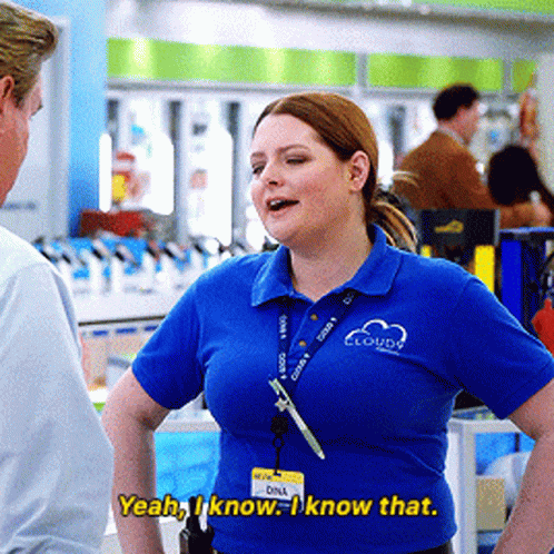 Superstore Dina Fox GIF - Superstore Dina Fox Yeah I Know GIFs