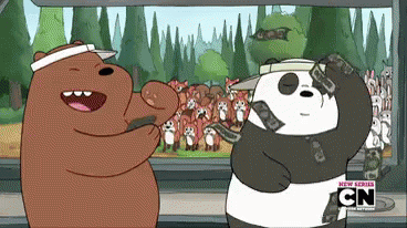 Me On Payday GIF - Cartoon Network We Bare Bears Work It GIFs