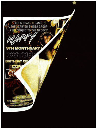 a happy 9th month october birthday celebration