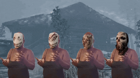 a woman wearing a mask with a skull on it