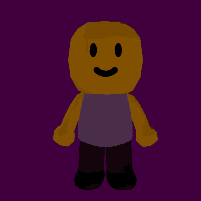 a toy with a smiley face on his face