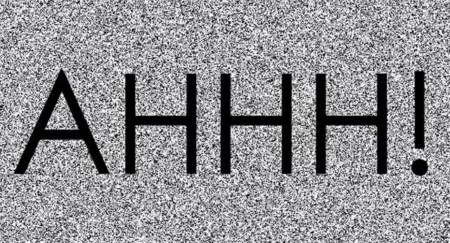 the word ahhhh is written in black letters on a white background .
