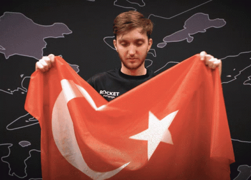 Turkey Flag Closer GIF - Turkey Flag Closer Can Celik GIFs