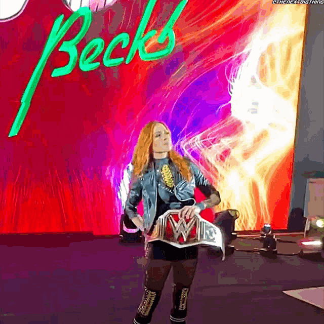Becky Lynch Entrance GIF - Becky Lynch Entrance Raw Womens Champion GIFs