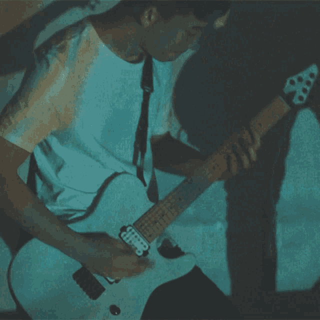 Playing Guitar Jesse Doreen GIF - Playing Guitar Jesse Doreen Counterparts GIFs