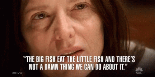 The Big Fish Eat The Little Fish And Theres Not A Damn Thing We Can Do About It Helpless GIF - The Big Fish Eat The Little Fish And Theres Not A Damn Thing We Can Do About It Helpless Hopeless GIFs