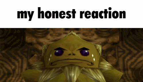 My Honest Reaction Legend Of Zelda GIF - My Honest Reaction Legend Of Zelda Darunia GIFs
