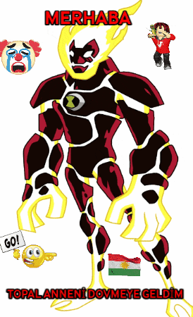 a cartoon character with the name merhaba written on it