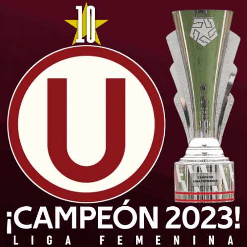 a trophy with the number 10 on it