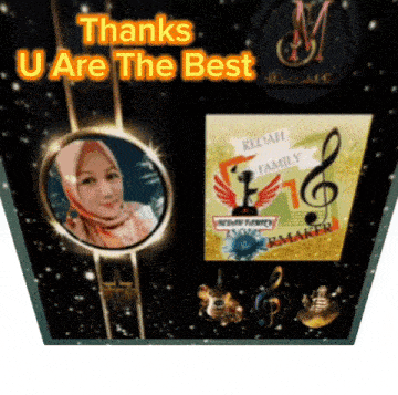 a poster that says thanks u are the best with a picture of a woman