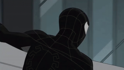 Black Spiderman Symbiote GIF - Black Spiderman Symbiote Spiderman GIFs