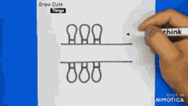 a person is using a marker to draw the number 888 on a piece of paper