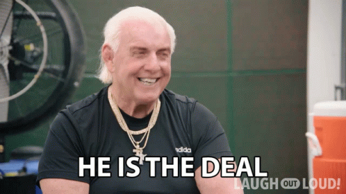 He Is The Deal Ric Flair GIF - He Is The Deal Ric Flair Cold As Balls GIFs