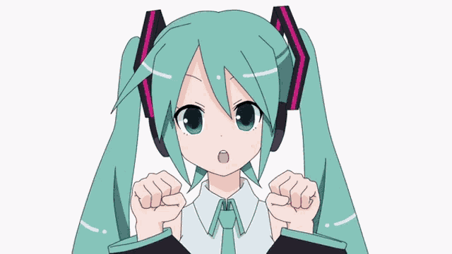 a drawing of a girl with headphones and a tie