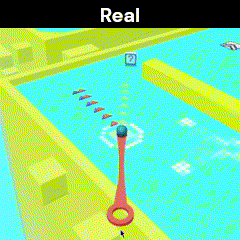 a screenshot of a game that says real on it