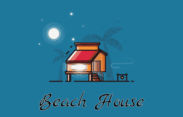 Beach House Praia GIF - Beach House Praia Moon GIFs