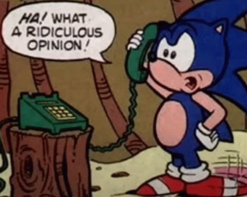 Sonic Ridiculous GIF - Sonic Ridiculous Opinion GIFs