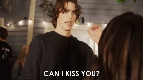 Asking A Question Shy GIF - Asking A Question Shy Can I Kiss You GIFs