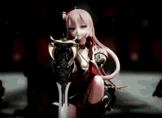 Yes Your Majesty Sword GIF - Yes Your Majesty Sword Sing GIFs