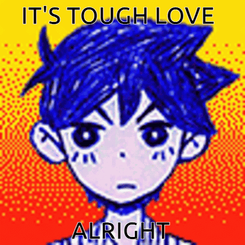 Omori Tough Love GIF - Omori Tough Love GIFs