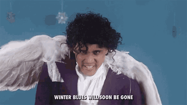 Winter Blues Will Soon Be Gone Sing Along GIF - Winter Blues Will Soon Be Gone Sing Along Prince GIFs