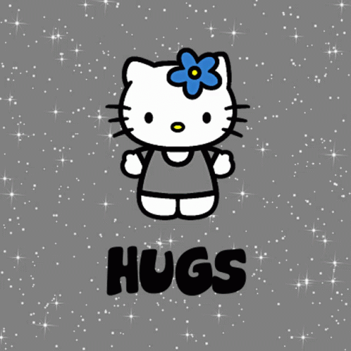 Hugs Hello Kitty GIF