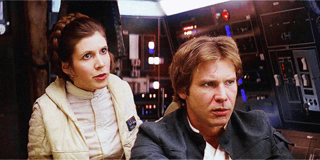 Han And Leia Han Solo GIF