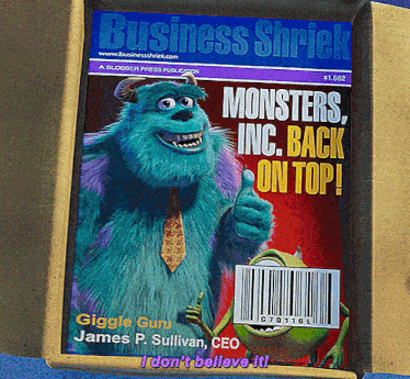 Mike Wazowski Monster Inc GIF - Mike Wazowski Monster Inc Magazine GIFs