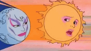 Sun Moon Eclipse GIF - Sun Moon Eclipse 80s GIFs