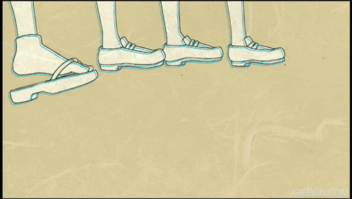 a drawing of a person 's legs with the website gifrun.com visible
