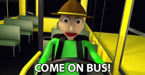 Come On Bus Lets Go GIF - Come On Bus Lets Go Come On GIFs