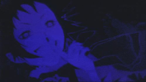 a man in a top hat and gloves is surrounded by purple lights