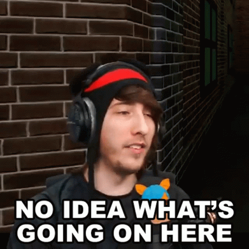 No Idea Whats Going On Here Forrest Starling GIF - No Idea Whats Going On Here Forrest Starling Kreekcraft GIFs