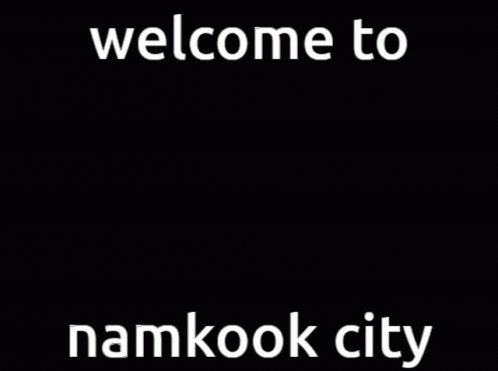 Welcome To Namkook City Namkook GIF - Welcome To Namkook City Namkook City GIFs