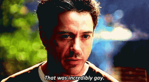 a man says that was incredibly gay in a pixelated video